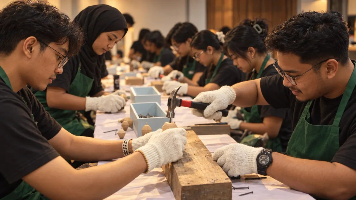 A hands-on gasing workshop